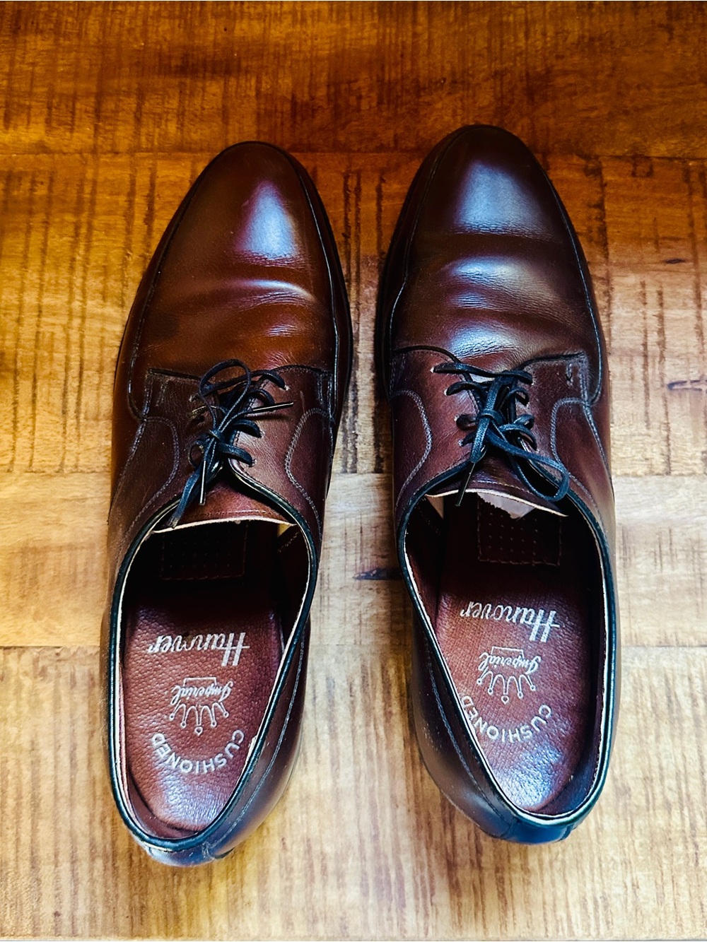 Vintage Hanover Imperial Leather Derby Shoes